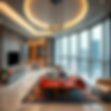 Innovative Interiors of Al Majara Tower Interior design showcasing modern amenities in Al Majara Tower