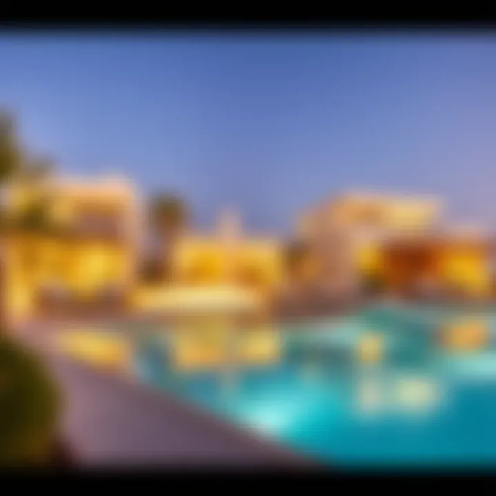 Luxurious beachfront villas on Al Marjan Island, illustrating prime real estate opportunities.