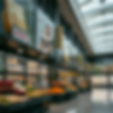 Modern grocery store in Dubai