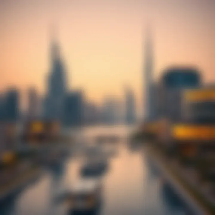 Dubai skyline showcasing luxury properties