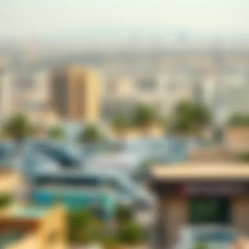 Panoramic view of Al Qasimia in Sharjah showcasing urban landscape