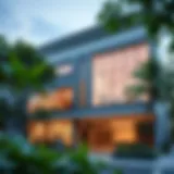 Exterior view showcasing the modern architecture of Binghatti Office