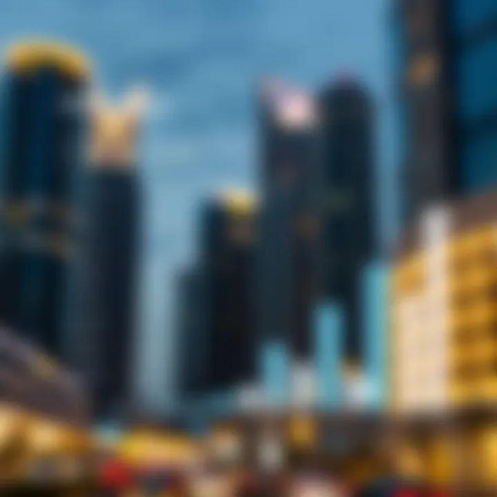Infographic depicting investment trends in Dubai