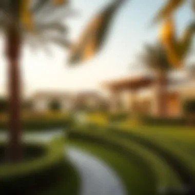 Landscaped Gardens of Emirates Hills Beautiful landscaped gardens in a prestigious Dubai community