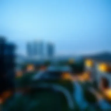 Skyline View from Emirates Hills Stunning skyline view from Emirates Hills properties