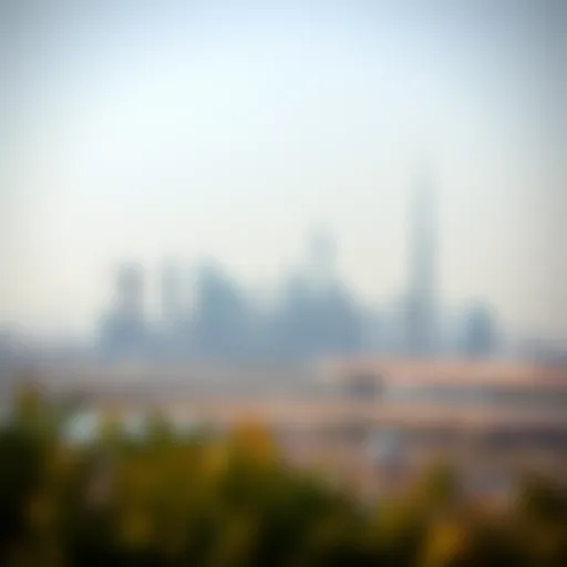 A panoramic view of Dubai's skyline showcasing land opportunities