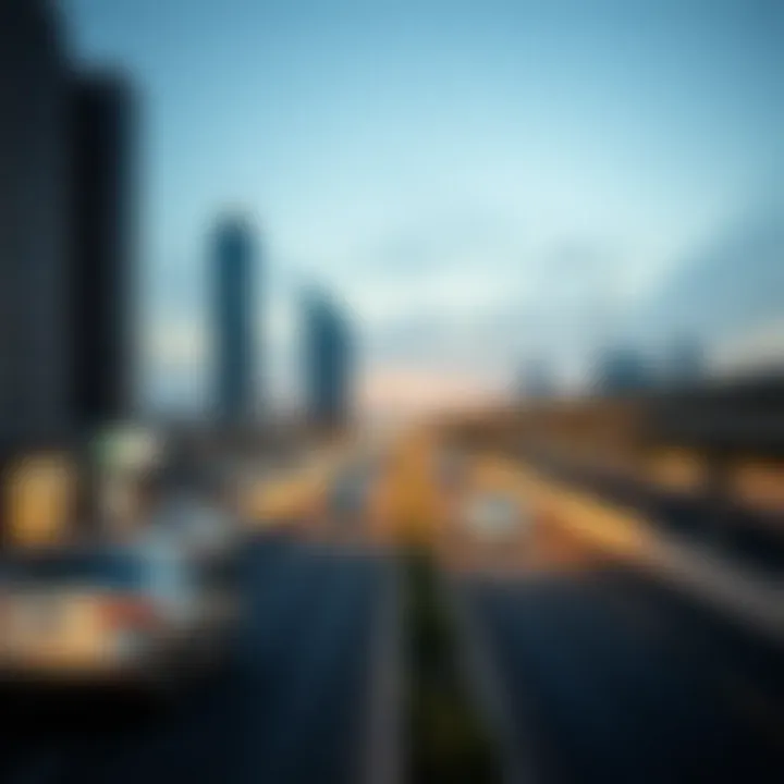 An illustration of upcoming infrastructural projects that enhance Mina Road's connectivity.