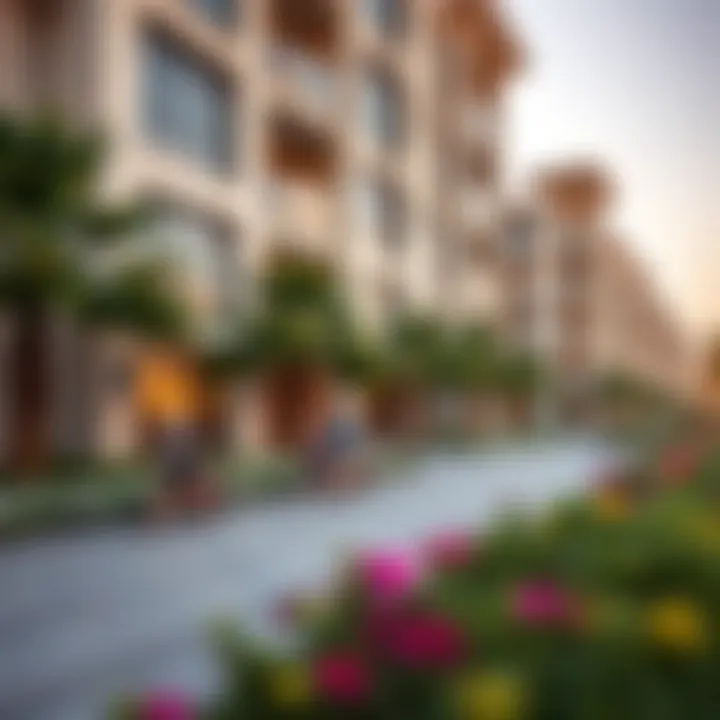 Exterior view of a residential building in Al Nahda