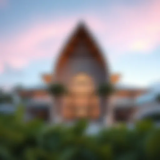 Breathtaking view of Serenia Living Palm's beachfront architecture