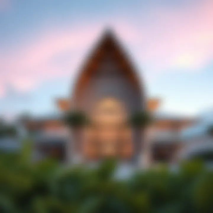 Breathtaking view of Serenia Living Palm's beachfront architecture