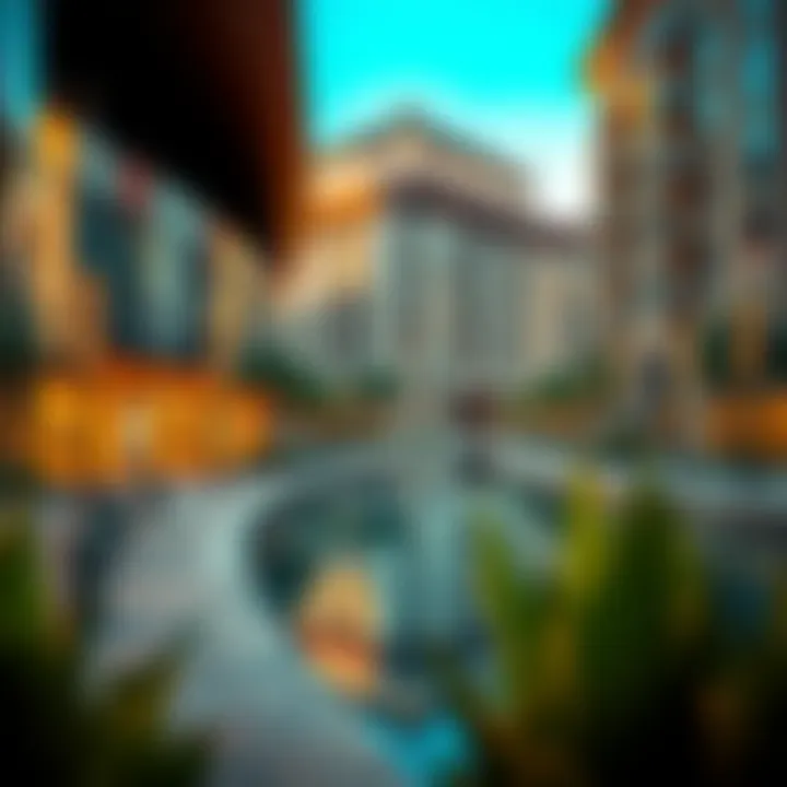 Architectural highlights along the Dubai Canal Walk