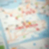 A detailed map highlighting Frij Al Murar postal codes