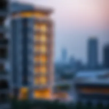 Prime Location of Imtiaz Pearl House Prime location of Imtiaz Pearl House amidst Dubai's skyline