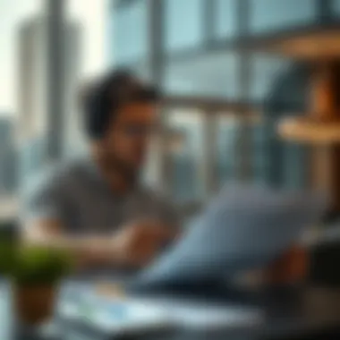 Market Analysis for Informed Investments Investor analyzing property market data