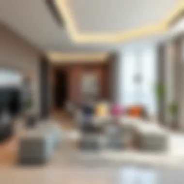 Modern Living Space in Ras Al Khor Stylish apartment interior in Ras Al Khor