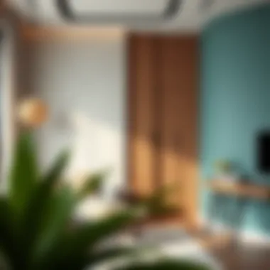 Trendy materials and color palettes used in renovations