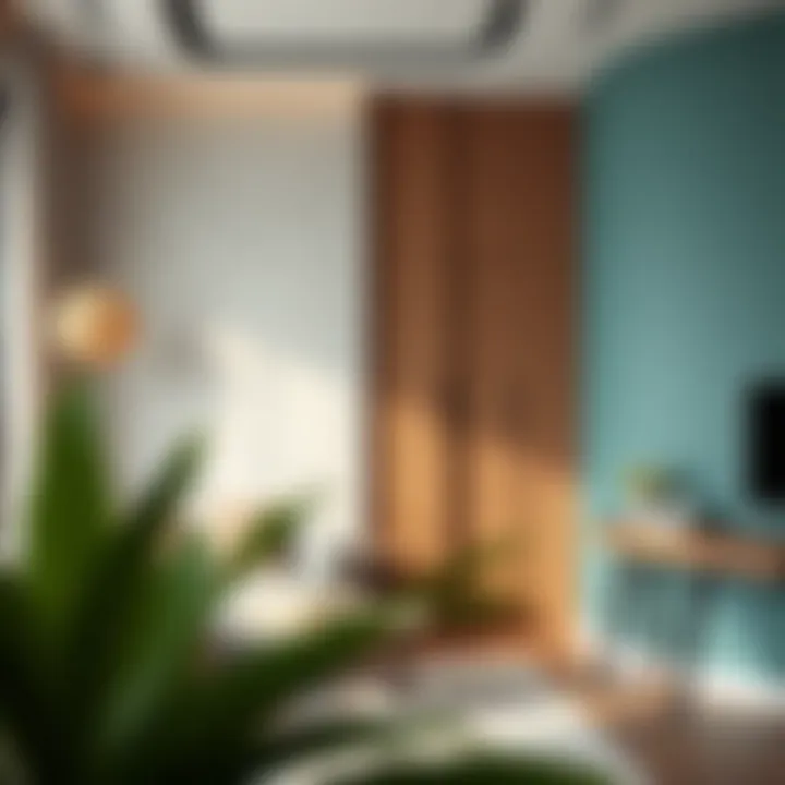 Trendy materials and color palettes used in renovations