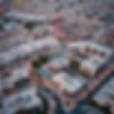 Aerial Perspective of Rukn Al Qantarah Aerial view of the Rukn Al Qantarah development