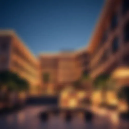 Stunning architectural design of Rukn Al Qantarah