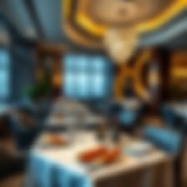 Fine dining experience at the hotel's restaurant
