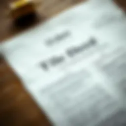 Detailed view of a Dubai Title Deed