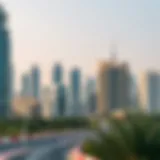 Dubai skyline showcasing luxury properties