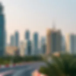 Dubai skyline showcasing luxury properties