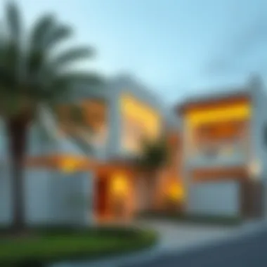 Residential Architecture in Wasl Village Modern residential architecture in Wasl Village